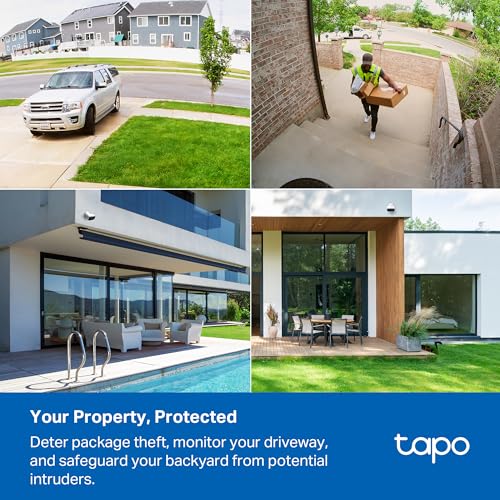 Tapo 1080p Outdoor Wireless Security Camera - Up to 180-Day Battery, Person Detection, Color Night Vision, Subscription-Fr...