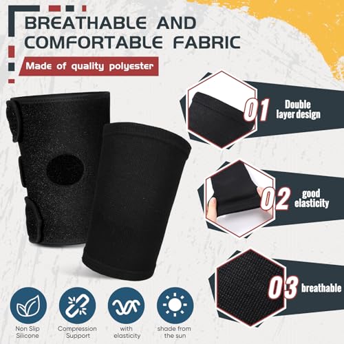 Relaxgiant 2 Pcs Kids Knee Brace, Youth Knee Compression Sleeve for Children Support for Boys Girls Basketball Volleyball ...