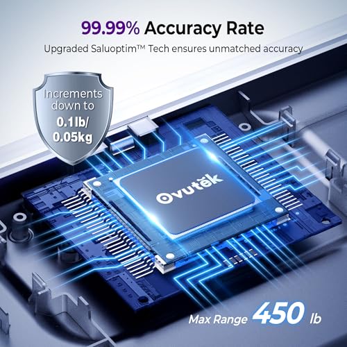 Ovutek Bathroom Scales Digital Weight, Topnotch Quality 450lb Weight Scale, Most Accurate to 0.05lb, Automatic Weighing Sc...