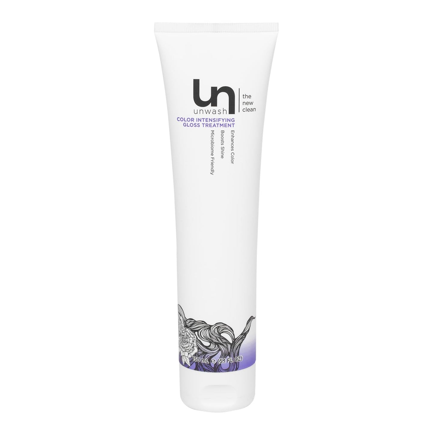 Unwash Color Intensifying Gloss Treatment - Color-Protecting, Salon-Quality Hair Treatment, Enhances Shine & Increases Vibrancy,