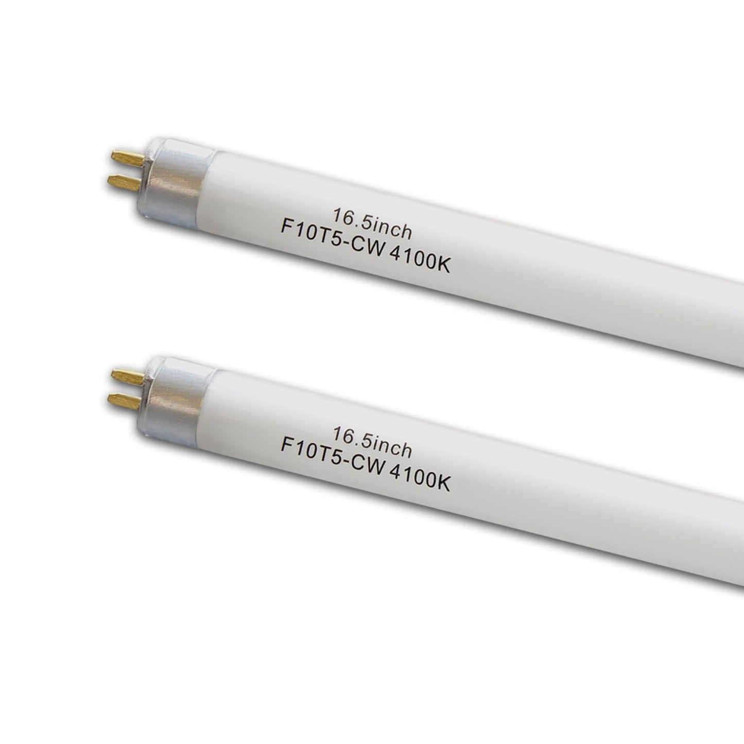 16inch F10T5 CW 10watt Fluorescent Bulb, 4100K Cool White Light, Replacement T5 10W 4200K Bright White Lighting Tube, 16.5 Overa