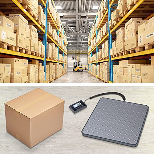 THINKSCALE Shipping Scale, 440 lbs/1 oz Highly Accurate Postal Scale with Hold/Tare/LCD Display, Lightweight Digital Posta...