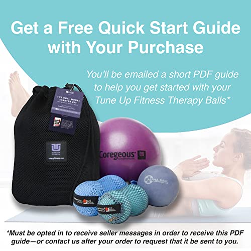YOGA TUNE UP® Therapy Balls in Tote by Tune Up Fitness - Massage Balls for Trigger Point, Pressure Point & Myofascial Rele...