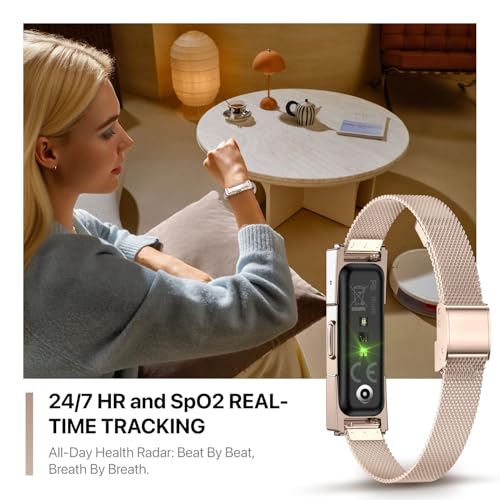 Smart Health Wristband Wearable Activity&Fitness Tracker Band 24/7 Full Sleep Tracker, All-Day Automatic Continuous Heart ...