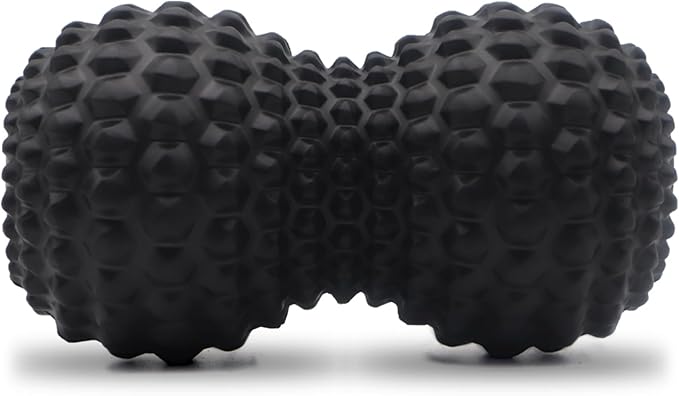 KITWILD Peanut Massage Ball, Double Lacrosse Massage Roller Ball for Deep Tissue Muscle Massage, Physical Therapy, Myofasc...