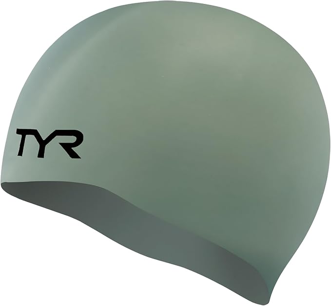 TYR Stealth-X Wrinkle-Free Silicone Adult Racing Swim Cap