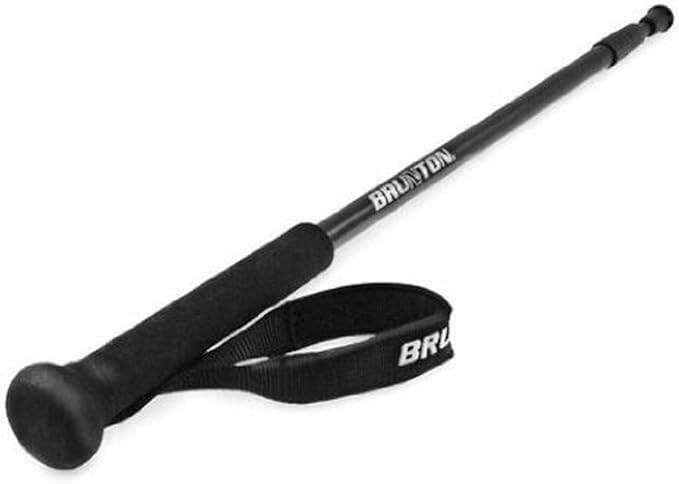 Brunton TBrunton Trekking Pole Monopod – Adjustable Aluminum Walking Staff & Stabilization Platform with 1/4-20 Thread for...