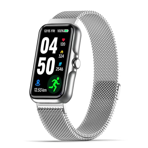 Fitness Tracker with 24/7 Continuous Heart Rate, Blood Oxygen Monitor, Smart Watch with Sleep Monitor, IP68 Waterproof Act...