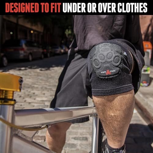 Triple Eight Covert Knee Pads – Ideal for Roller Skating, Biking, BMX, and Skateboarding