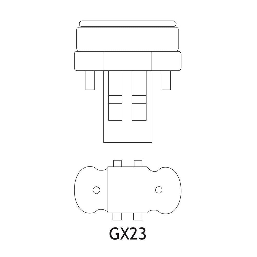 Current  Powered By Ge F13Bx/835/Eco Traditional Lighting Compact Fluorescent Plug-In Biax  1 Count (Pack Of 1)  White