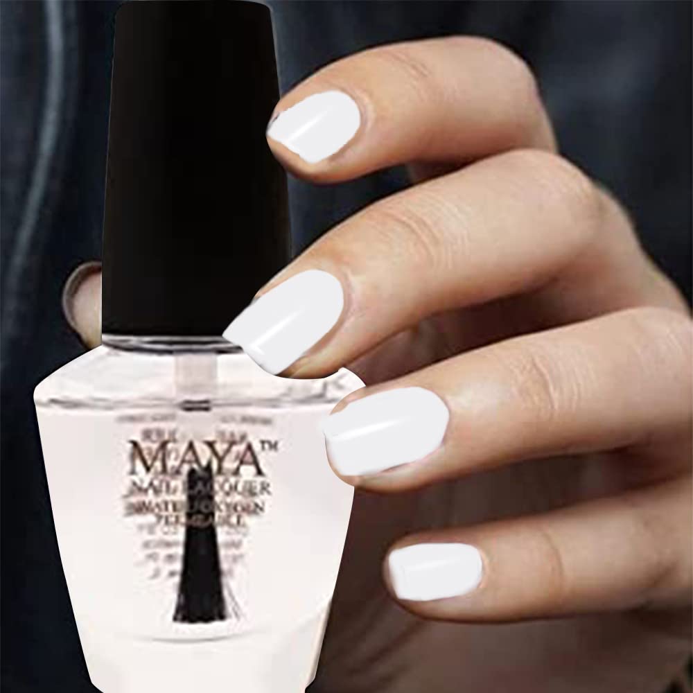 MAYA Nail Lacquer (Top Coat). Breathable, Made in the USA, and 9-FREE