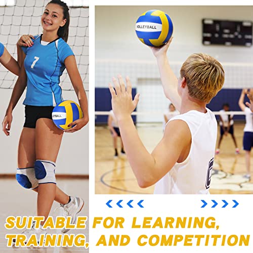 Jerify 4 Pcs Official Size 5 Volleyball Waterproof Indoor Outdoor Volleyball Soft Training Volley Ball for Beginner Adult ...