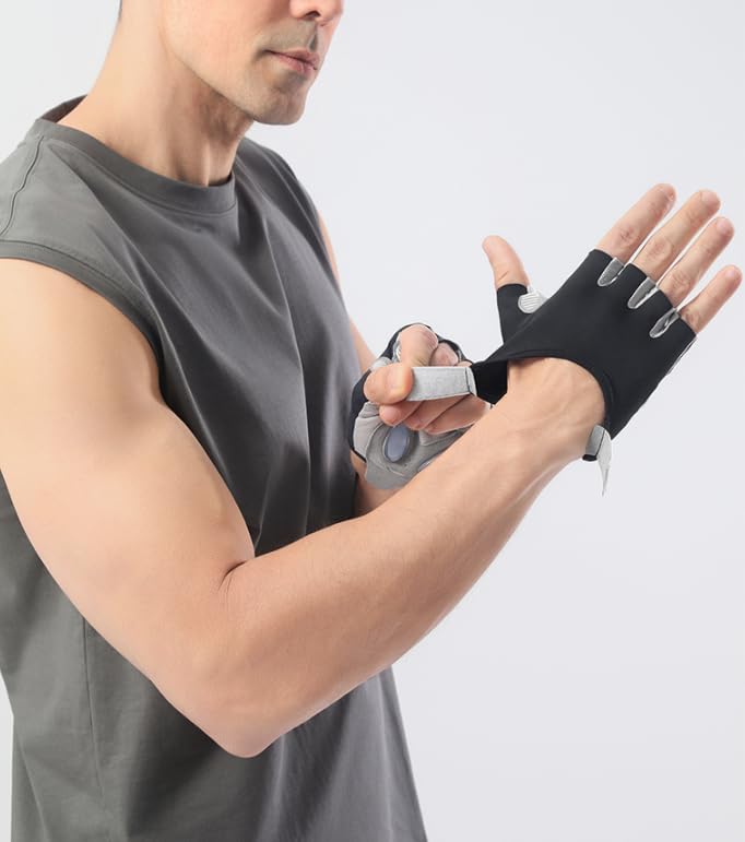 HinyBoeh Women Mesh-Fingerless-Workout-Gloves,Breathable-Cycling-Gym Lightweight-Sport-Gloves with Non-Slip