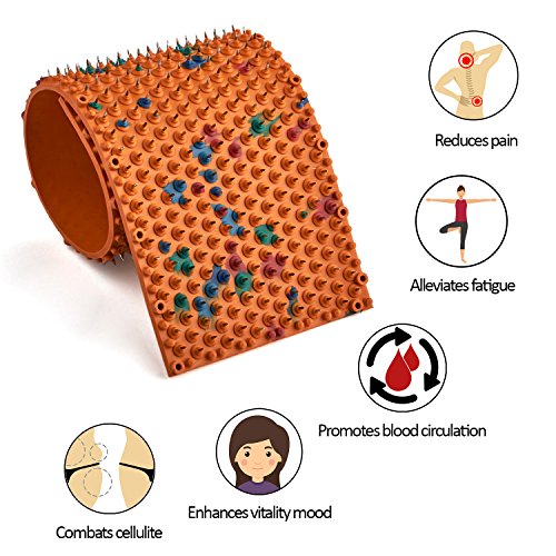 LYAPKO Flat Acupuncture Applicator POPULAR 7,0 Ag 591 Needles Premium Acupressure Massager For Thick Skin Unique Patented ...