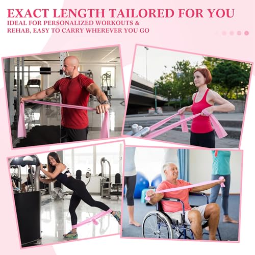 Teyva Daily 3 Pack 8 Yards Resistance Band No Latex Elastic Exercise Bands Roll Physical Therapy Band for Women Men Streng...