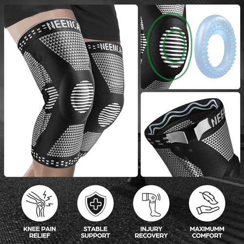 NEENCA Professional Knee Brace for Pain Relief, Medical Knee Support with Patella Pad & Side Stabilizers, Compression Knee...