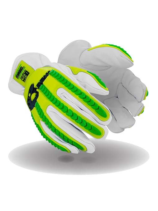 MAGID ANSI A1 T-REX Rebel Series TRX800 Impact Gloves, 1 Pairs, Size 12/3XL (TRX800)