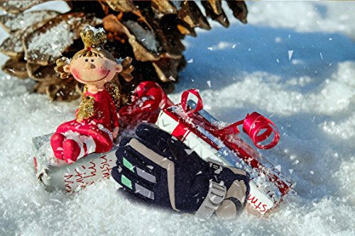 YR.Lover Children Ski Gloves Winter Warm Outdoor Riding Thickening Gloves(2-4Y)