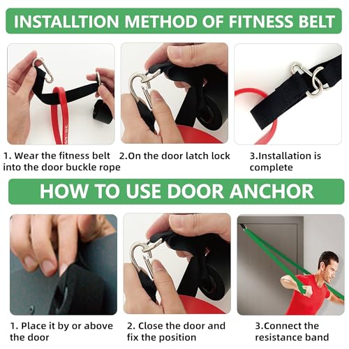 Resistance Bands,Exercise Bands,Workout Bands,Resistance Bands Set for Legs,Pull Up Bands,Stretch Bands for Exercise,Muscl...