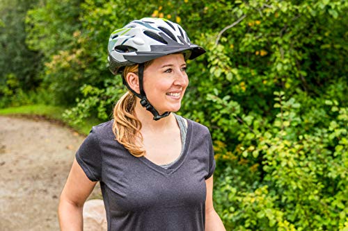 Schwinn Traveler Bike Helmet for Adult Men and Women, Ages 14 and Up with Suggested Fit 52-58 cm, Dial Fit Adjustment, Det...