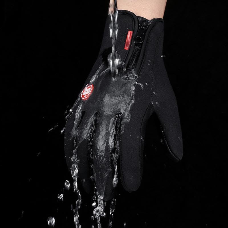 Outdoor Winter Gloves, Touchscreen andWindproof Full-Finger Gloves for Travel,Sports,and Daily Activities, Thermal Gloves