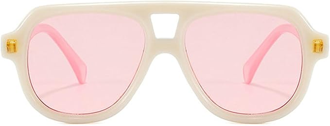 willochra Retro Double Bridges Pilot Men Rivets Sunglasses Fashion Clear Gradient Shades UV400 Women Punk Sun Glasses
