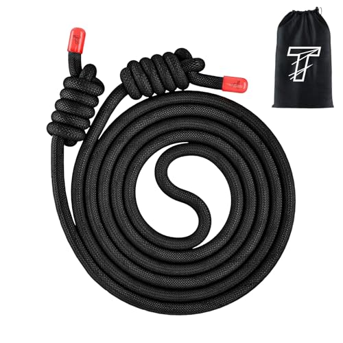 Flow Rope Exercise Jump Rope For Fitness, Working Out, Flow with 9 Ft Adjustable Double Woven Workout Rope For Men, Women,...