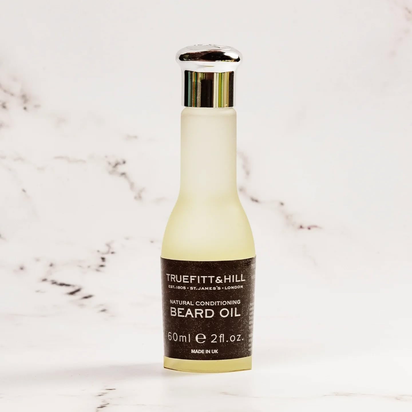 Truefitt & Hill Beard Oil, Packed with Essential Oils for Glide, Moisturizing, Healing, and Conditioning, Apply to Damp Skin, Es