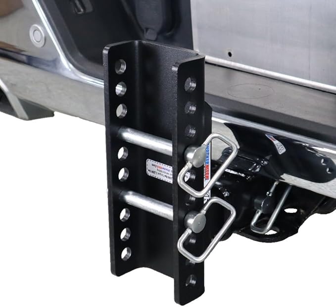 Shocker XR Adjustable Drop Hitch, Fits 2-1/2"Hitch Has 2" Ball 0-9" Drop