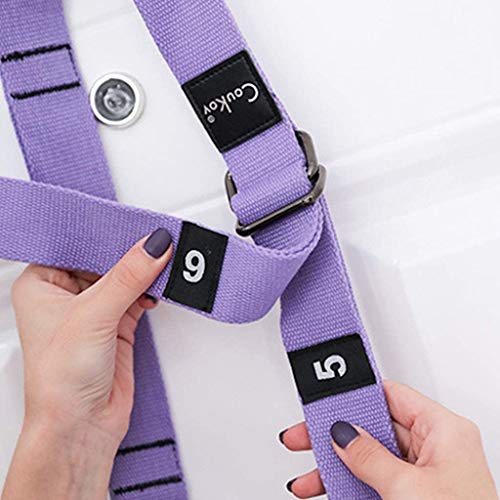 Yoga Stretching Strap, Adjustable Height Leg Stretcher Waist Back Stretch Band Aerial Yoga, Anti-gravity Inversion Exercis...