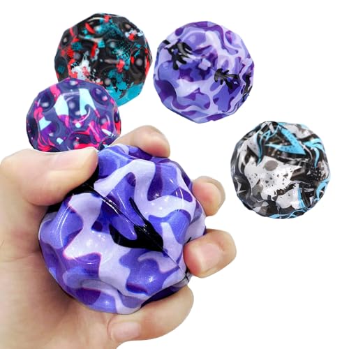 Tendry Moon Ball, Extreme High Bouncing Ball Moon Shape for Kids of All Ages, Improve Hand-Eye Coordination, Easy to Grip ...