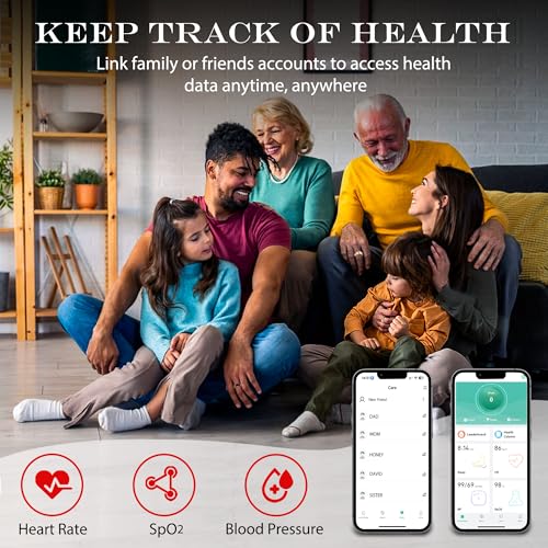 Milavan Smart Health Ring for Women Men Fitness Tracker with Heart Rate, Blood Oxygen, Blood Pressure, Sleep Monitoring, S...