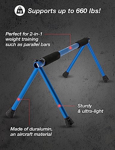 Push Up Bar – Folding Dip Bar for Home Workout, Lightweight & Portable Strength Training Equipment for Men & Women, Indoor...