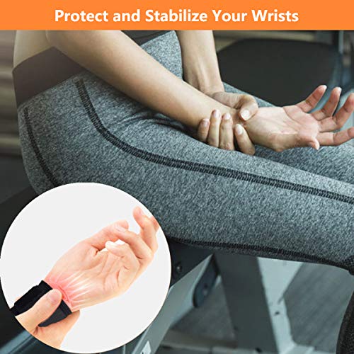 Wrist Brace, 2 PACK Wrist Wraps for Carpal Tunnel for women and men. Wrist Straps for Weightlifting, Working Out and Pain ...