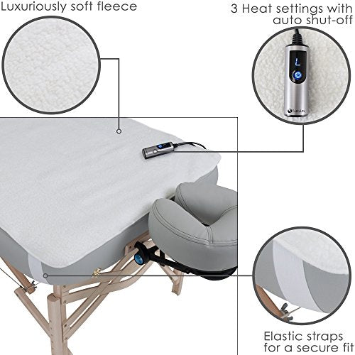 EARTHLITE Massage Table Warmer & Fleece Pad (2in1), ETL Certified, 3 Heat Settings, 13ft Cord/Heating Pad / 1 Year Replace...