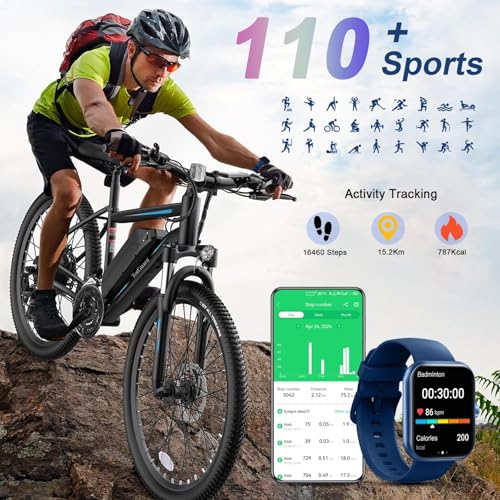 Smart Watch (Answer/Make Call), 1.96" HD Smartwatch for Women, 2025 Fitness Watch with 112+ Sport Mode/Pedometer/Calories/...