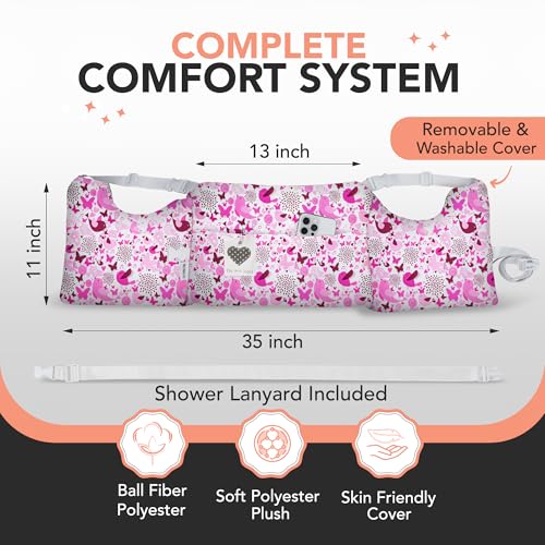 W&F HOME Mastectomy Pillow, Mastectomy Recovery Supplies, Post Mastectomy’s Must Haves, Breast Reduction Recovery Supplie...