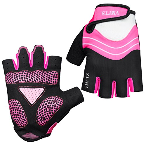 VMFTS Cycling Gloves Gel Pading Sporting Glove Fingerless and Full Finger Gloves for Fitness Weightlifting Racing Training...