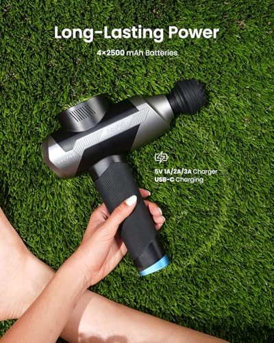 RENPHO Massage Gun Deep Tissue FSA Eligible HSA, Valentines Birthday Gifts for Women Men, 6-12mm Adjustable Amplitude Prof...