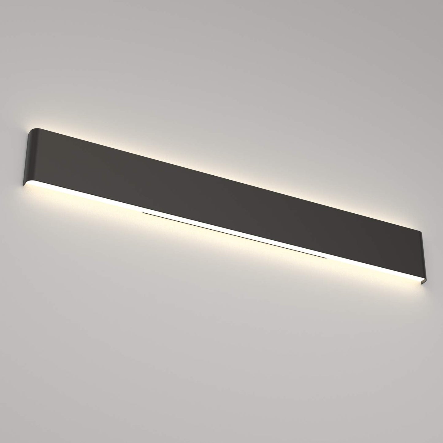 Ralbay LED Bathroom Vanity Light 35W Up and Down 43.3in Matte Black Fixture