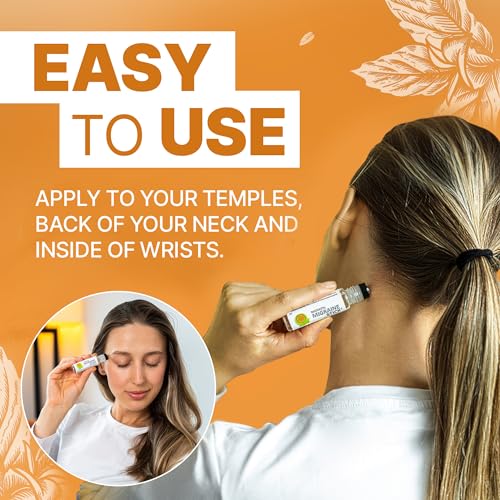 Basic Vigor Migrastil Migraine Stick Rollon - Fast Cooling Comfort for Your Head. Aromatherapy with Peppermint & Other Ess...