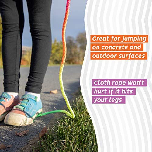 Kids Jump Rope - Anna's Rainbow Rope - Durable Child Friendly Skipping Rope - Exercise Toy for Playground with Lightweight...