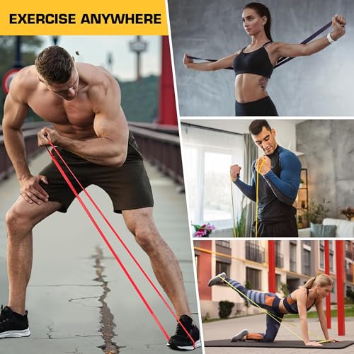 Resistance Bands, Pull Up Assistance for Men/Women, Exercise Bands, Workout Bands for Body Stretching, Physical Therapy, M...