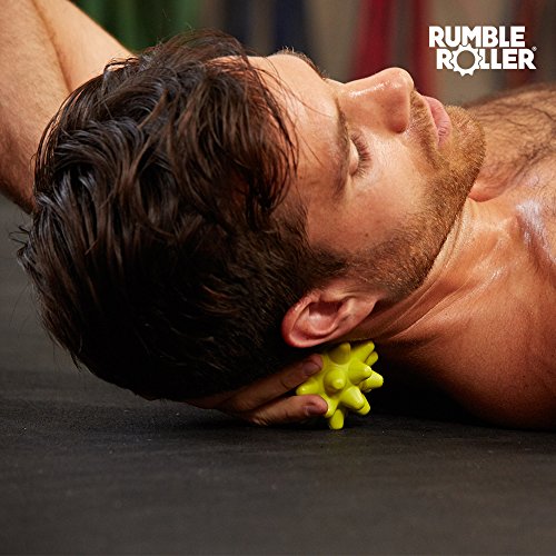 RUMBLE ROLLER Beastie Ball & Base (RumbleRoller BXA Extra Firm Beastie + Base, Green)
