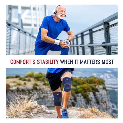 Actirun High-Stability Knee Sleeve with Side Stabilizers – Firm Compression Support for Men & Women – Recovery for Meniscu...