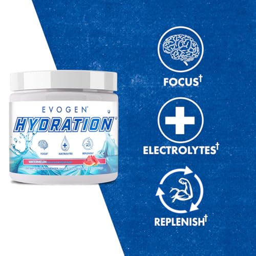 Evogen Hydration - Electrolytes Powder | Sugar-Free Electrolyte Powder Supplement for Hydration, Energy, and Recovery | Co...
