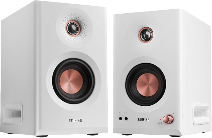 Edifier MR5 2.0 Studio Monitor Bookshelf Speakers, 110W(RMS), Hi-Res Audio, Bluetooth 6.0, 3-Way Active Design, Room Compe...