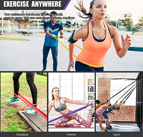 VEICK Resistance Bands for Working Out, Exercise Bands, Workout Bands, Pull Up Assistance Bands, Long Heavy Stretch Bands ...