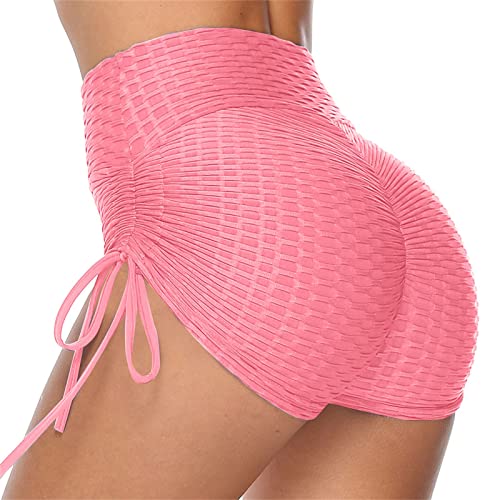 JEUROT Workout Shorts for Women High Waisted Tummy Control Spandex Booty Shorts Seamless Booty Biker Short Legging
