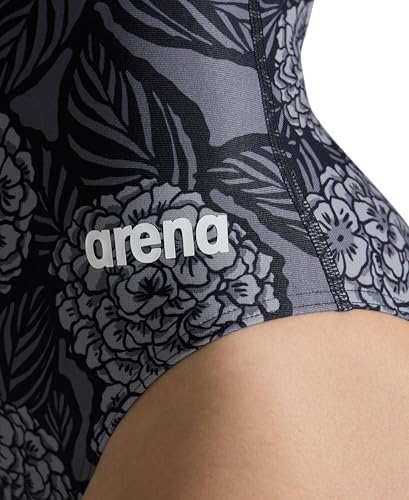 ARENA Womens Performance Women's Hydrangea Bouquet Team Print Light Drop Back Bathing Suit